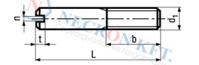 Hornyos menetes csap (DIN427-ZN00-0160)